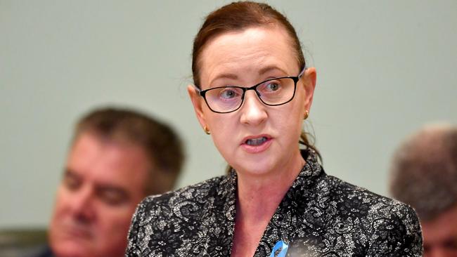 Yvette D'Ath at Queensland Parliament in Brisbane. Picture: NCA NewsWire / John Gass