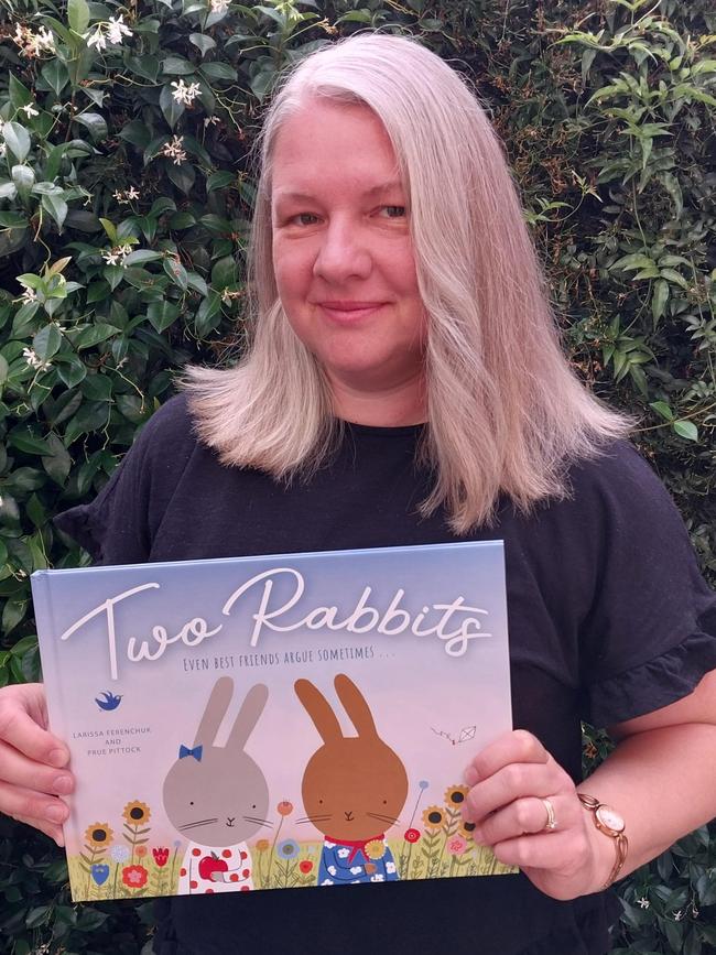 Her debut children's book was inspired by her pet rabbit. Picture: Supplied