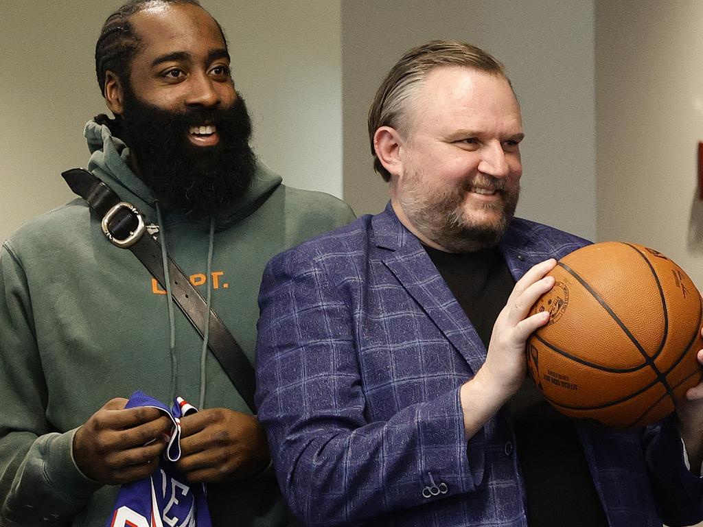 Once his biggest front office supporter Daryl Morey’s partnership with James Harden is now over. Picture: Tim Nwachukwu/Getty Images