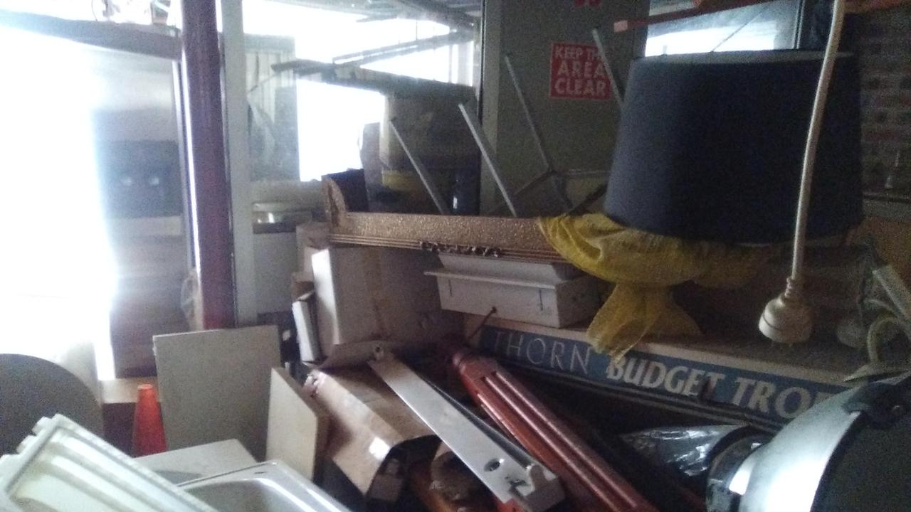 Hoarders junk at 140 Annie St, New Farm.