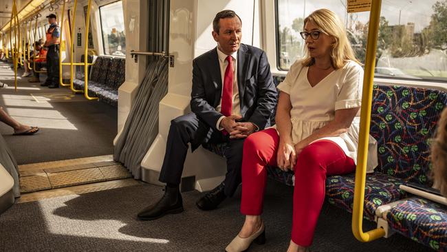 Transport Minister Rita Saffioti was also considered for the treasurer role, but Premier Mark McGowan said her portfolio load was already big. Picture: NCA NewsWire/Tony McDonough