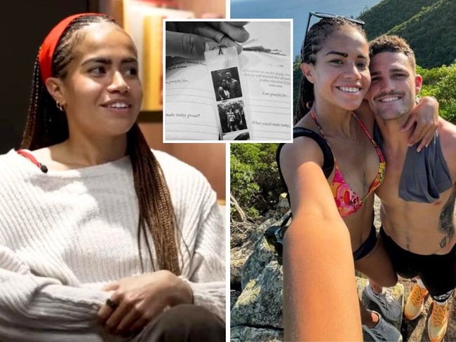 Mary Fowler has opened up about her desire to have a big family with Nathan Cleary. Image: Keegan and Company Youtube/Instagram