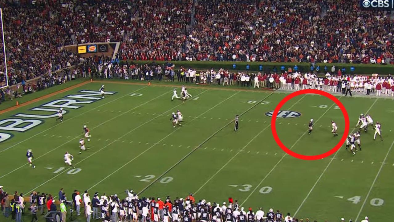 Auburn's defence has been mocked after conceding a 4th and 31 to lose to Alabama.