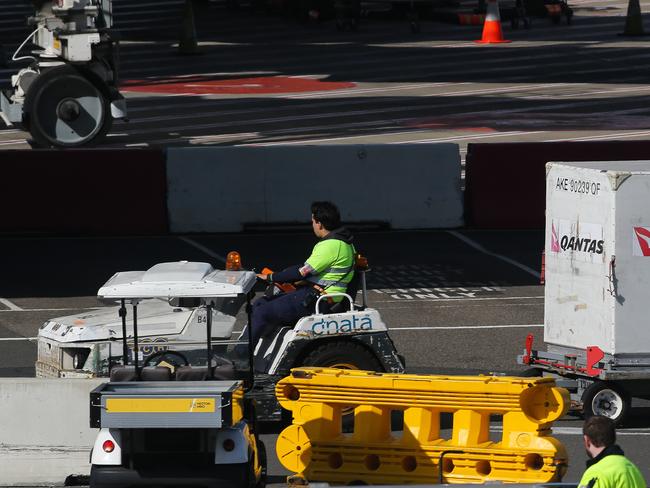 SYDNEY, AUSTRALIA : Newswire Photos  SEPTEMBER 04 2023: A general view of Qantas Freight terminal at Sydney International Airport. NCA Newswire / Gaye Gerard