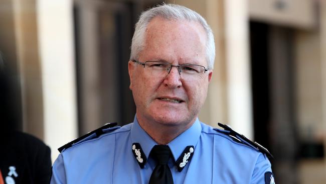 West Australian Police Commissioner Chris Dawson. Picture: Colin Murty