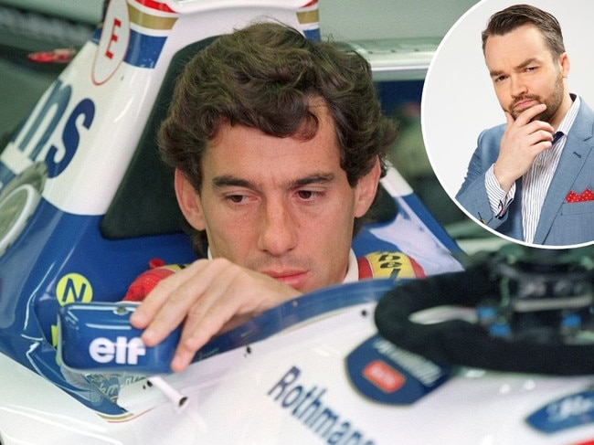 Ayrton Senna and Brydon Coverdale