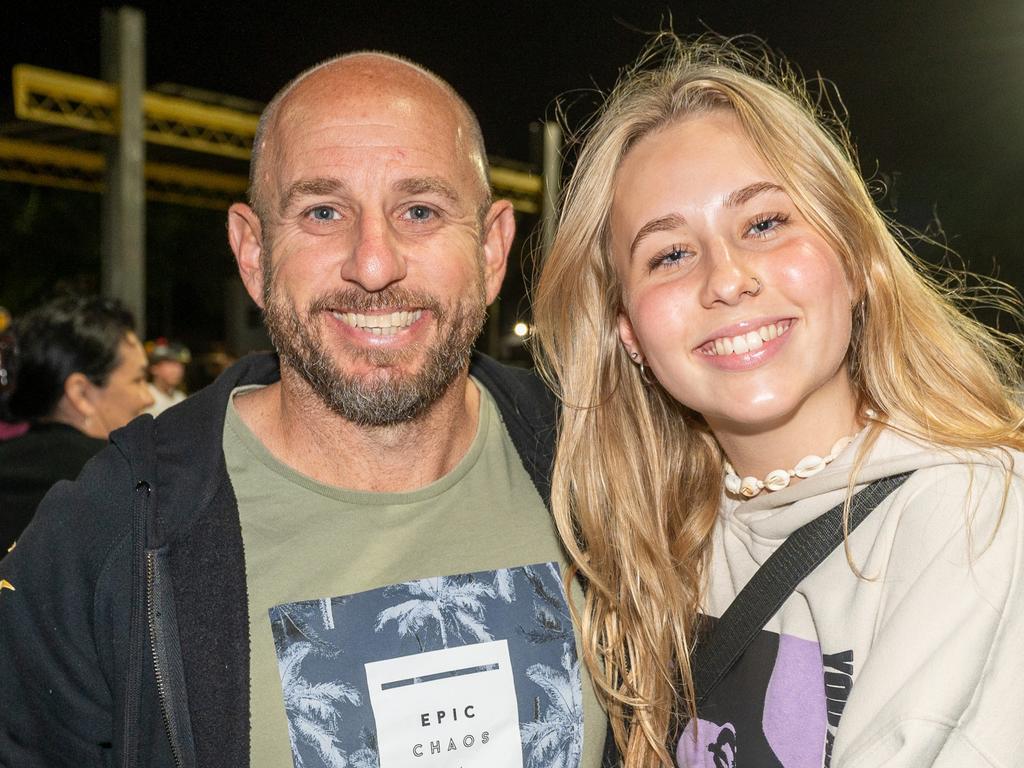 Corey Bradley and Hannah Bradley at Rumble On The Reef Sugar Bowl Skatepark Saturday 23 September 2023 Picture:Michaela Harlow