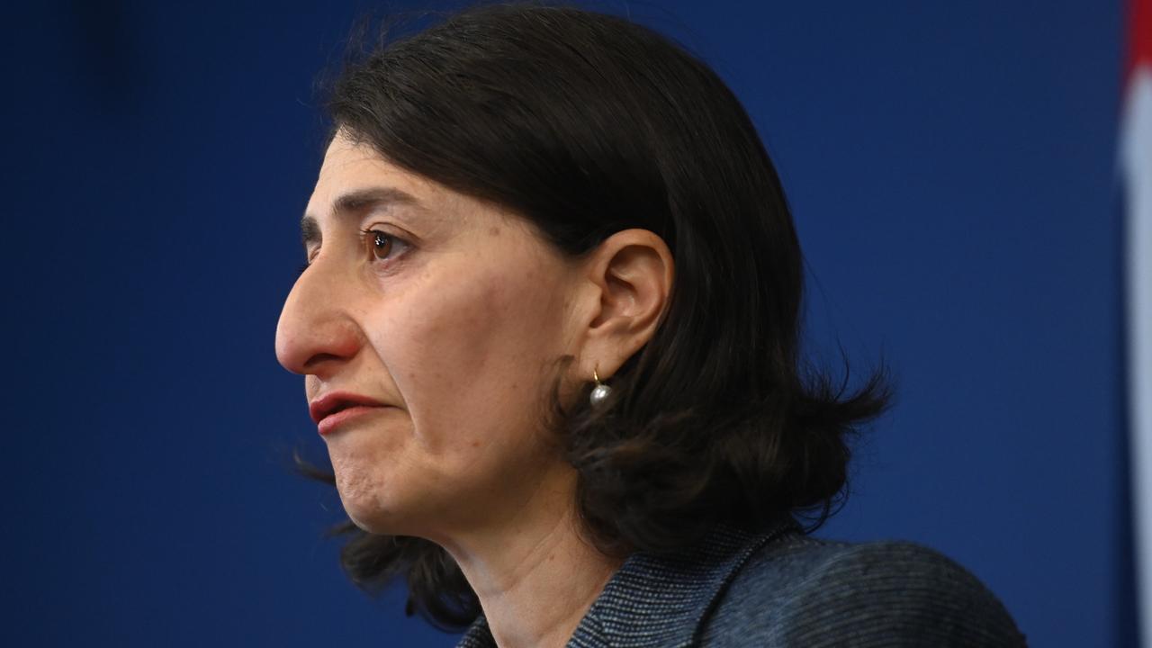 In her “final” address as Premier, Ms Berejiklian thanked her family, friends, public servants and “most importantly … the people of NSW”. Picture: NCA NewsWire / Jeremy Piper