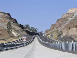 A cutting near Six Mile Cr on the Toowoomba Second Range Crossing during the media preview before opening, Friday, September 6, 2019. Picture: Kevin Farmer