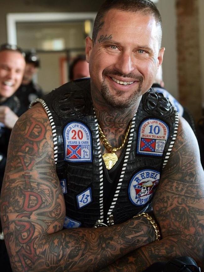 Late Rebels bikie Sergeant-at-Arms Simon Rasic. Picture: Instagram