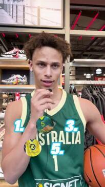 The Boomers blind rank Aussie Olympics jerseys