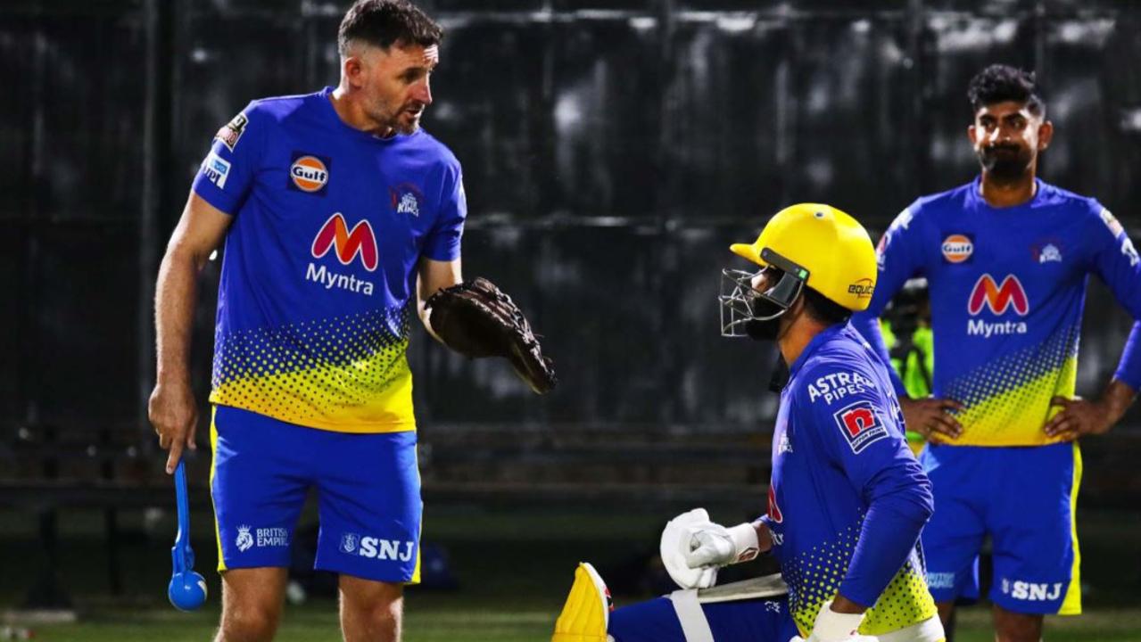 Michael Hussey was coaching in the IPL, which was abandoned after several positive cases emerged.