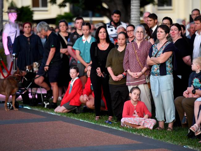Anzac Day 2025. Dawn service Anzac Park Townsville. Picture: Evan Morgan