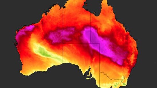 Australia Day weather: Sydney could hit 40C and the Hunter Valley even hotter. Picture: Weatherzone.