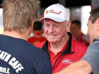 SMILE: DJR Team Penske owner Dick Johnson at the Ipswich SuperSprint at Queensland Raceway on Friday. Picture: Rob Williams