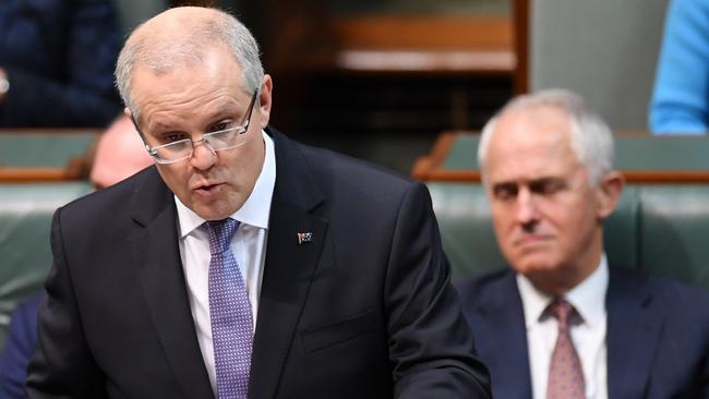 Scott Morrison’s Budget is more about saving the government’s bacon than bringing it home for Australians. Picture: AAP