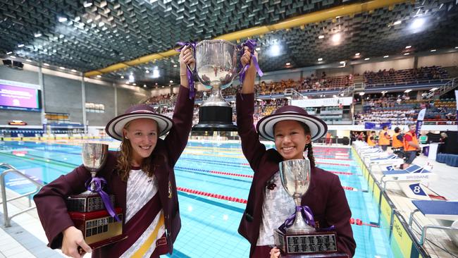 St Peters Lutheran College winning their 9th in a row. credit Jason O’Brien Photography