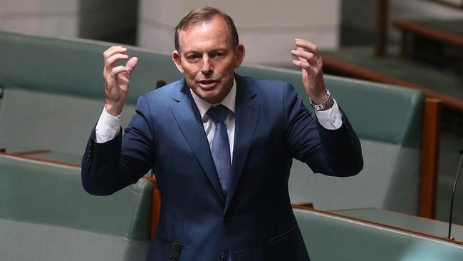 Tony Abbott suggested scaling back migration to 110,000 a year in a speech last month. Picture: Kym Smith