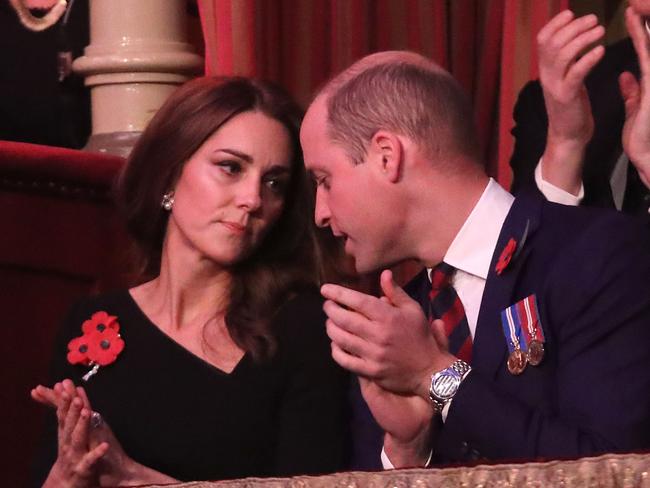 Prince William, Duke of Cambridge with his wife Catherine, Duchess of Cambridge. Picture: Chris Jackson/Getty Images