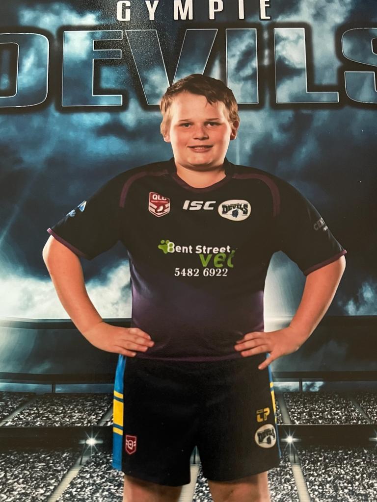 Mason Benyon from the Under 12’s Gympie Devils. Picture supplied.