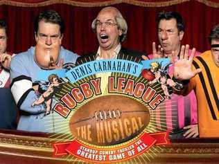 LAUGHING AT LEAGUE: Denis Carnahan is bringing his one-man show,  Rugby League The Musical  to the Soundlounge at the Currumbin RSL on Friday night. Picture: SUPPLIED