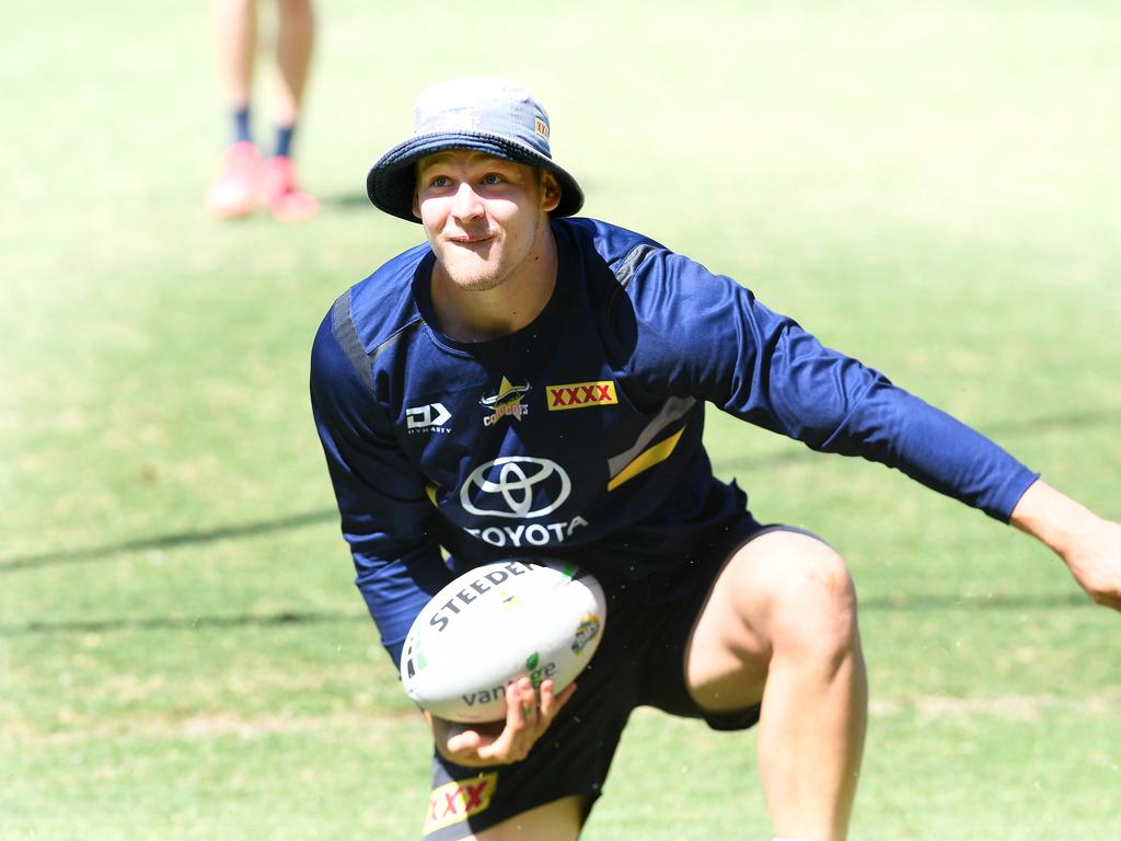 Riley Price at training. Picture: Shae Beplate.