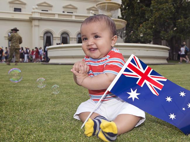 Young and old are invited to celebrate Australia Day at Government House’s open day. Picture: Sarah Matray