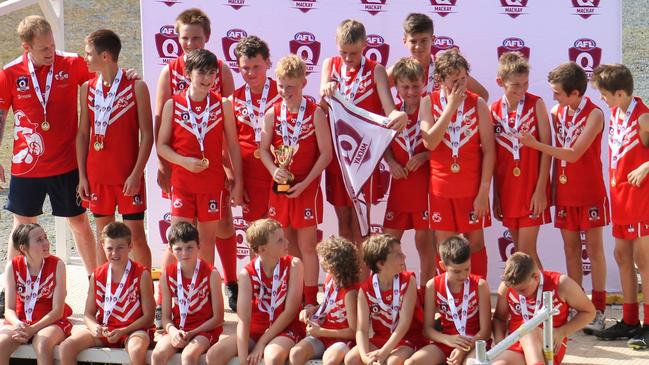 Eastern Swans won the Under 12's grand final for AFL Mackay. Picture: Supplied