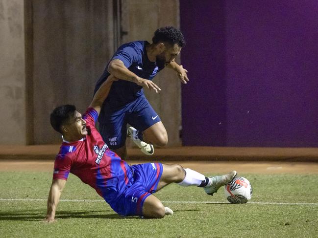 In photos: Marines, Aussie sailors face-off in Independence Day football match