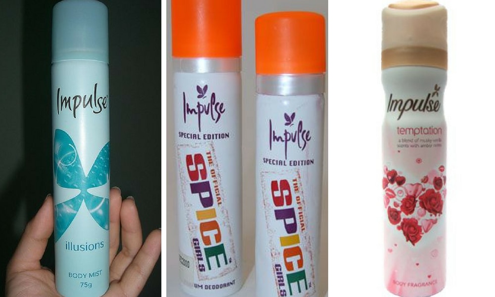 Impulse body spray 90s new arrivals