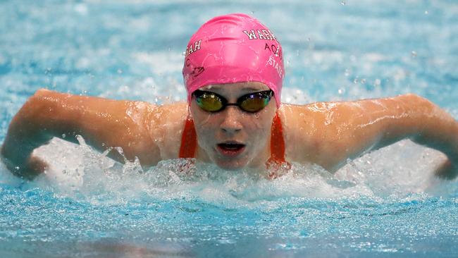 Jocelyne Melbourn of Warringah in the Girls 11 100m Butterfly was a standout at the meet.