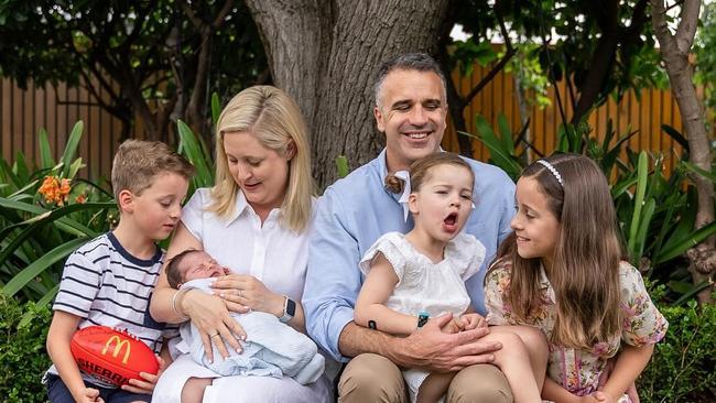 The Premier said as parents, he and his wife Annabel were concerned about the effects of social media on children. Picture: Instagram