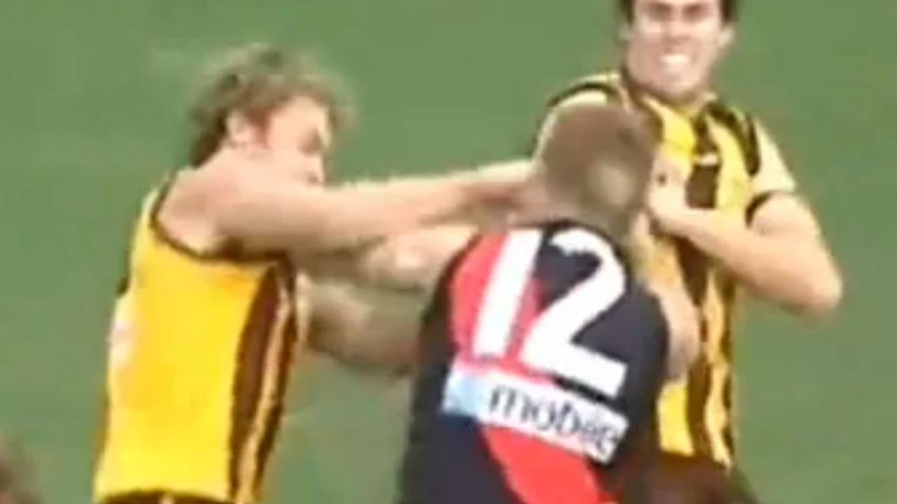 It was on in 2004 between Essendon and Hawthorn.