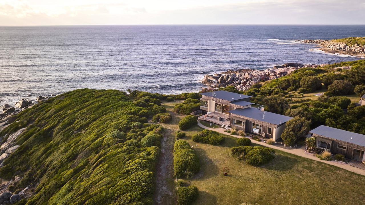 Headland Estate sits on the point at Seymour, near Bicheno. Picture: Forbes Global Properties