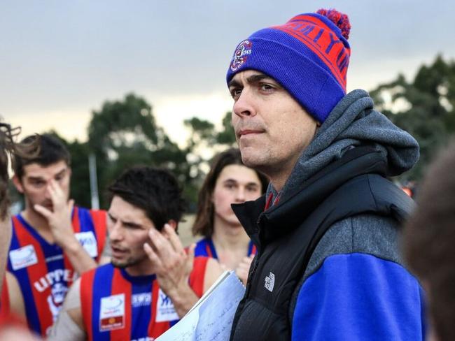 Upper Ferntree Gully coach Joel Perry. Picture: Davis Harrigan