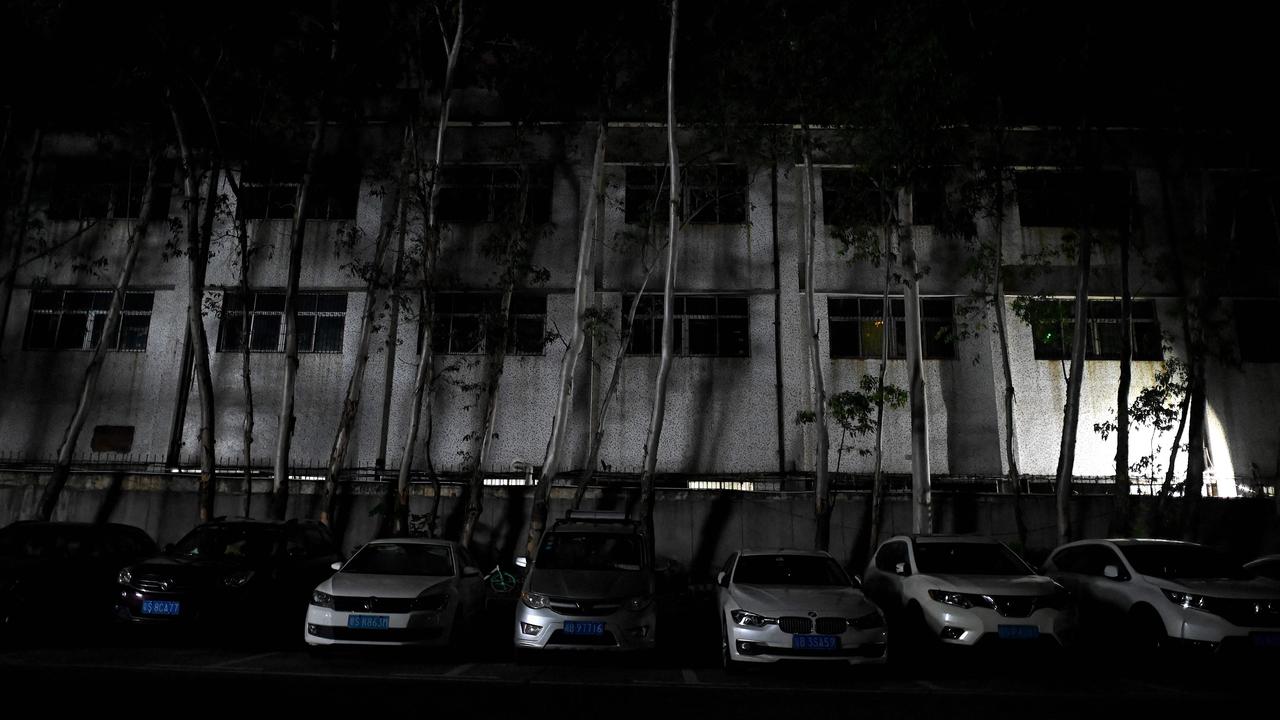 This picture shows a building of an industrial park in Houjie, in Dongguan China's southern Guangdong province an area hit by power restrictions. Picture: Noel Celis/AFP)