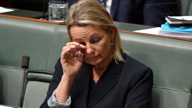 Sussan Ley during question time yesterday. Picture: AAP