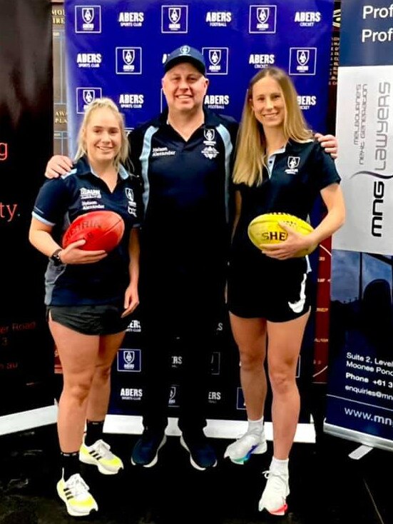 Amber Wescombe and Ellie Huggard have VFLW experience.