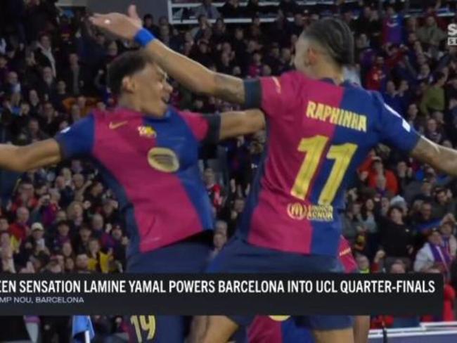 Barcelona storm into Champions League QF