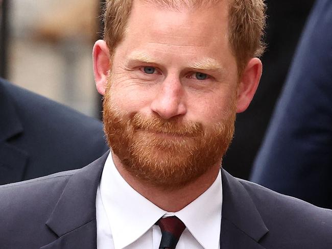 (FILES) Britain's Prince Harry, Duke of Sussex arrives at the the Royal Courts of Justice, Britain's High Court, in central London, on April 8, 2025 for the second day of his appeal hearing to over the downgrading of his personal security during visits in Britain. Prince Harry Friday, may 2, lost his court bid to restore his UK police protection after the UK government downgraded his security when he stepped back from royal life and moved abroad. (Photo by HENRY NICHOLLS / AFP)