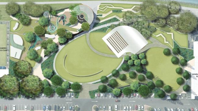 Concept plans released for the $19 million redevelopment of Anzac Park in Bundaberg.