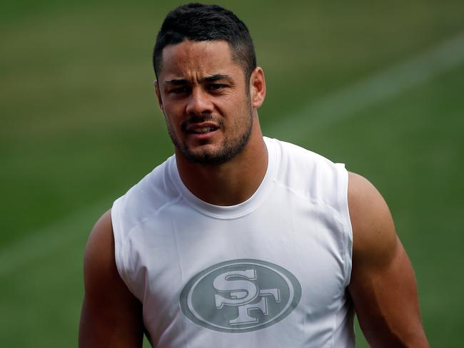 Jarryd Hayne San Francisco 49ers, Hayne jersey sold out, Hayne survives  first cut, 53-man roster to be announced