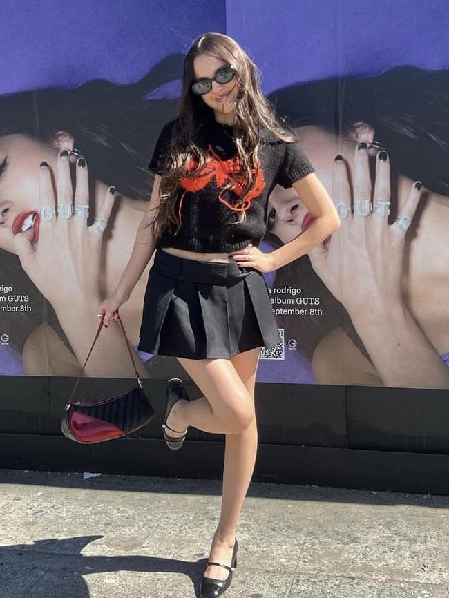 Olivia Rodrigo has helped make flats cool again. Picture: Instagram