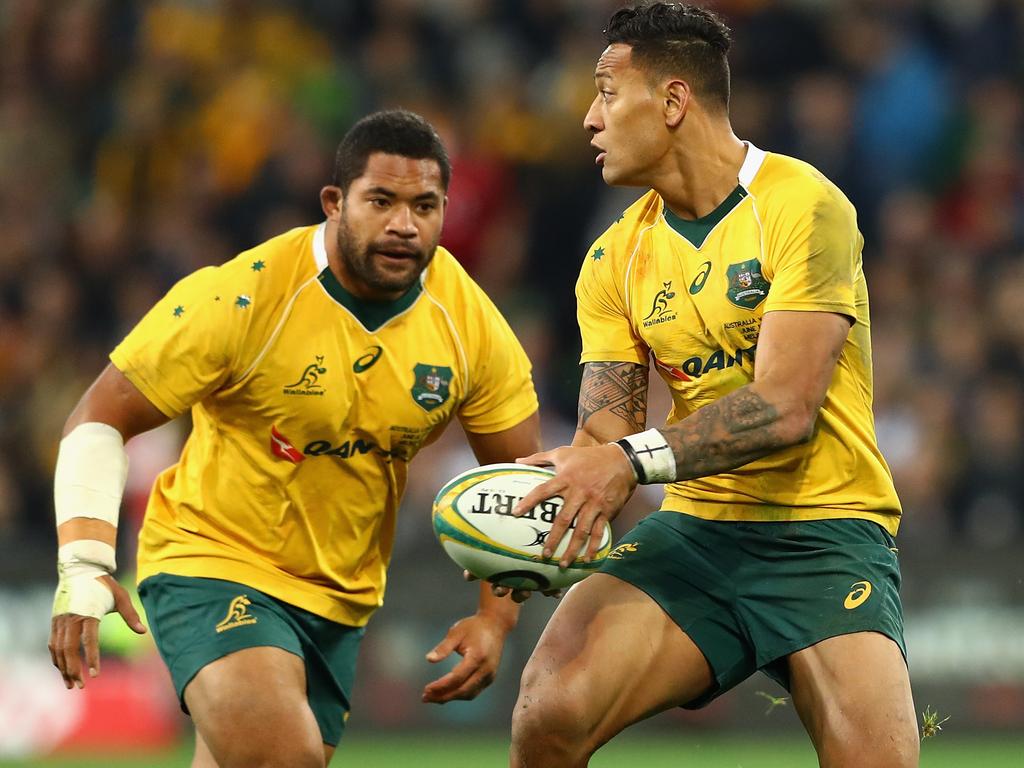 Polota-Nau believes the money spent on signing Israel Folau could have been used better. Picture: Cameron Spencer/Getty Images