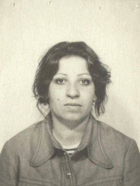 Wahiba Ibrahim in a picture filed with her 1976 citizenship documents.