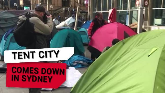  Sydney tent city dismantled