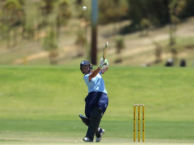 Kate Pelle’s experience proved decisive in the grand final for NSW Metro. Picture: David Woodley, Cricket Australia.