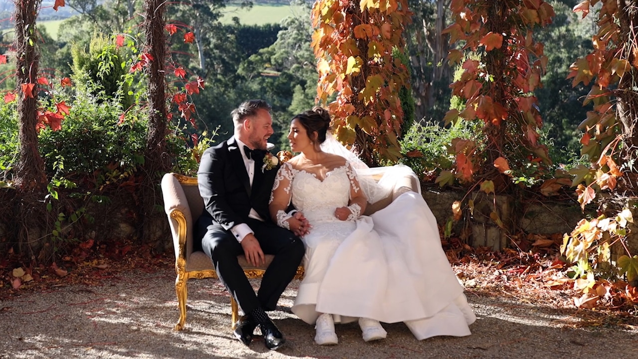 Brianna overcomes life threatening stroke to walk down the aisle