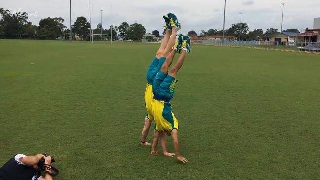 Aussie gymnasts show off their tricks