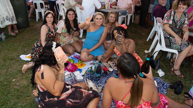 Thousands of people descended at the 2024 Darwin Cup Carnival, Fannie Bay. Picture: Pema Tamang Pakhrin